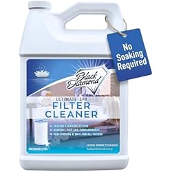 Ultimate Spa Filter Cleaner Fast-Acting Spray. Instant clean for Hot Tub & Pool Filters leaving behind no sticky residue. Prolongs filter life and pool equipment. No soaking. (1-Gallon)