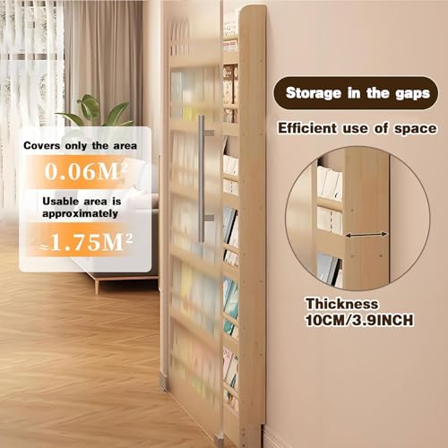 Étagère murale pour livres Nizer bibliothèque au sol compacte - 6