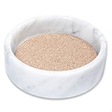 JIMEI 大理石ワインボトルコースター - シャンパンボトルやあらゆる機会に吸収性コルクホルダー (ホワイト)