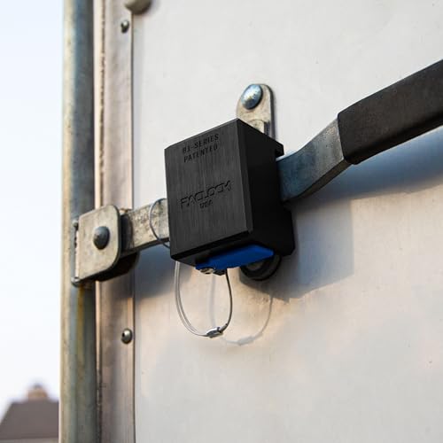 PACLOCK's 81-Series Patented Trailer Door Lock, UCS, High Performance 6-Pin Cylinder, One Lock Keyed to a Number U-Pick! w/ 2 Keys, Black