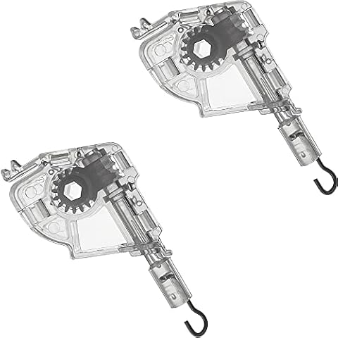 Wand Tilter 2pcs for 2" Blinds Hexagon Shaped Gear Hook Connection for 2" Low Profile Horizontal Blinds Cover