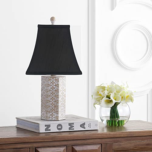 Urbanest Square 5.25x9x8" Softback Bell Lampshade, Black, Faux Silk, Spider