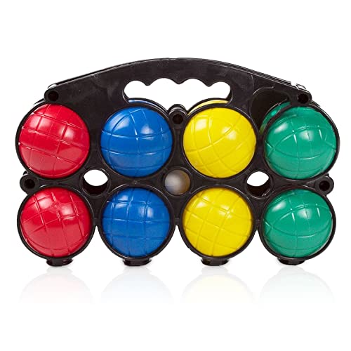 PAJALA 8er Boule Set Kunststoff - Boule Kugeln Set - Botcha Spiel für die ganze Familie Cover