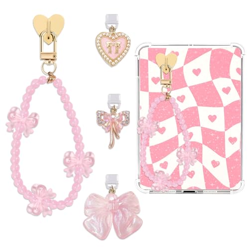 TAKEALOOKO Kindle�p�_�X�g�v���O�`���[���`�F�[�� - 4�� �s���N�{�E �t�H���u���X���b�g Type-C�_�X�g�v���O�L�b�g�t�� �{�D������ Y2K ���I�`���[�� �d�q���Ѓ��[�_�[�y�[�p�[�z���C�g�Ή� ���f�B�[�X �����Y