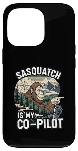 Sasquatch Co-Pilot Bigfoot Wilderness Adventure Design �X�}�z�P�[�X iPhone 13 Pro �p