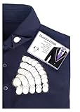 Collar Stays for Shirts & Polo’s. Fashion Hack for Plastic Collar Stay 24hr Hold, Polo Shirt Collar Fixed (120 Dots)