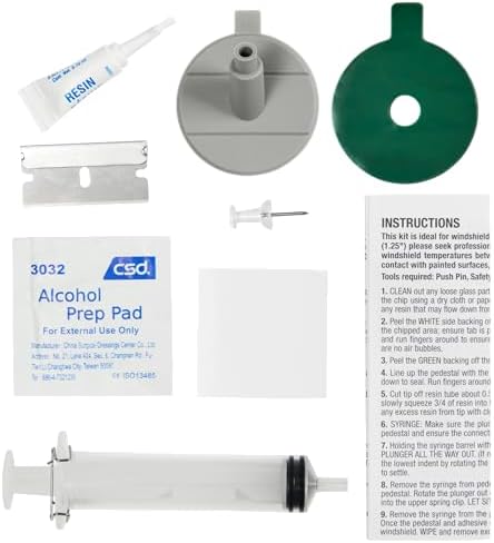 Permatex 81546 Bullseye Windshield Repair Kit, 0.75mL - 2