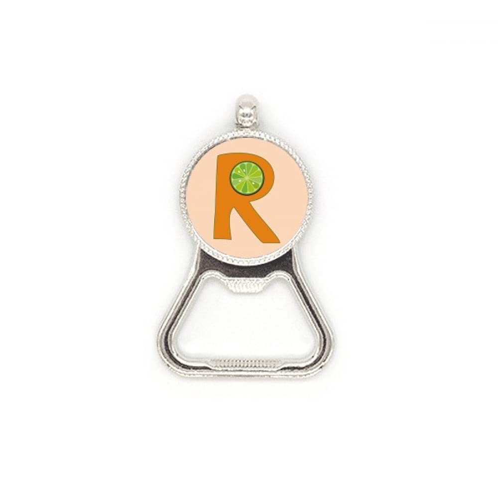 Décapsuleur en acier inoxydable alphabet fruits oranges ouvre-bouteille design