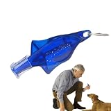 Hundepfeife für Lehrer, Nuklear-Sportpfeife mit Umhängeband, Trainingszubehör in Delfinform, starke Fußballpfeife für Camping, Hundetraining, Outdoor