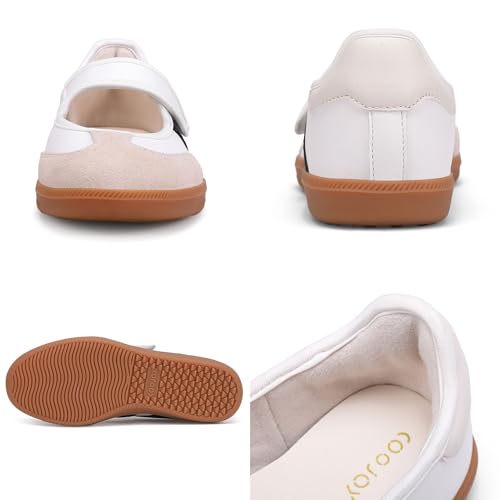 Womens Retro Mary Jane Sneakers Non-Slip Comfort Flats