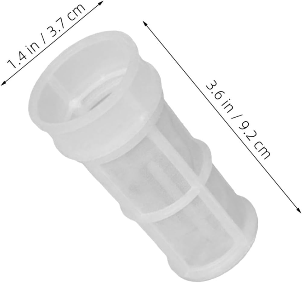 2pcs Outboard Fuel Tank Mesh Filters Plastic Suction Hose Strainer Screens for Marine Boat Engines Replacement Fuel Filter Accessories