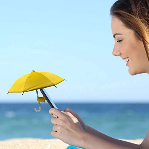 image for Littryee Phone Umbrella for Sun, Mini Cute Phone Umbrella, Bicycle Out