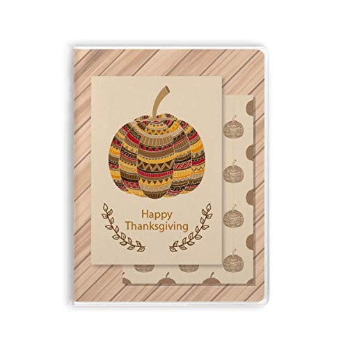 Carnet de notes Happy Thanksgiving rose compact ideal pour le bureau et les cours