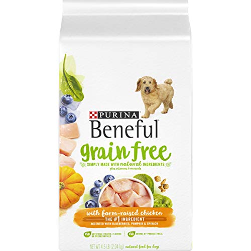 Purina Beneful Grain Free, Natural Dry Dog Food, Grain Free With Real Farm Raised Chicken - 4.5 Lb. Bag #TOP20