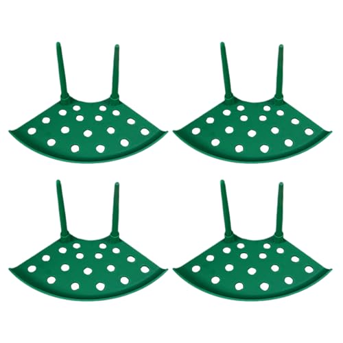 Enrejado de fresas | Marco de cultivo de fresas | 4 piezas de soporte protector de jaula de cultivo para césped, rosas, flores, maceta de patio al aire libre, jardinería