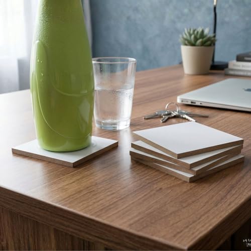 Image of FFO Office Table for Home | Wooden Study Table for Home Office | 1-Year Warranty | Large Computer Desk with Metal Legs | Modern Workstation for Students & Professionals - Brown