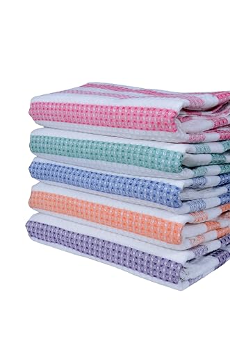 Image of Traditional Thread's 100% Cotton Large Size Bath Towel | Ultra Soft,Quick Dry Towel for Bath, Travel, Gym|Towels for Bath Large Size | Cotton Towel | 30 X 60inch, Set of 5
