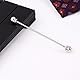 LONGHAO 2 pcs Kragen Bar Pins Krawattenkragen Bar Pin Set,Set Herren kragennadel Anzug,Krawatte Kragen Pin,Klassischer Metall Krawattenklammer,für Valentinstag,vatertagsgeschenk für papa(Silber/gold)