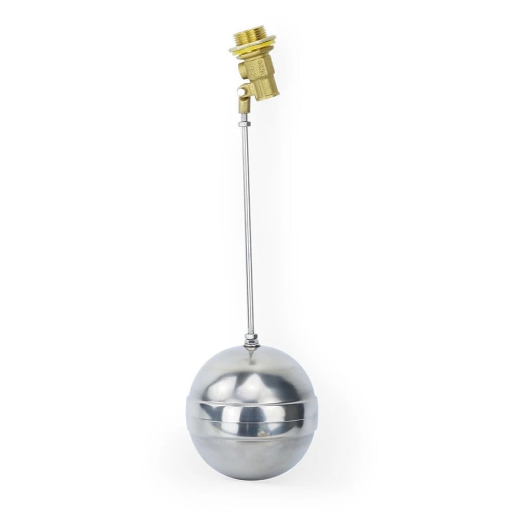 Valvola a galleggiante in ottone da 1/2" 3/4" 1", resistente controllo del flusso SUS 1 pezzo(1/2inch)