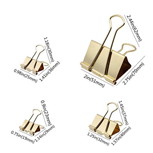 Zoohot oro clip misure assortite, 51 mm, 32 mm, 25...