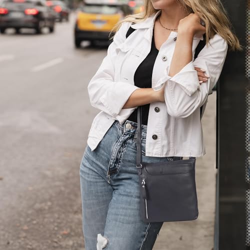 Image of Leather Crossbody Bags for Women - Ladies Sling Handbags - Medium Cross body Purses Handbags - Purses For Women