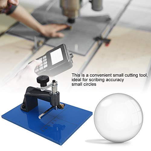 Glass Circle Cutter, Gear Glass Cutters Tools, Professional Round Steel Cutter Tool with 2pcs Accessories - Image 2