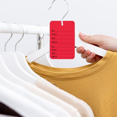 Etiquetas perforadas con campos n.º/estilo/tamaño/precio para comercio 3
