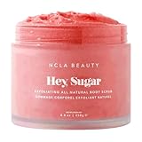 NCLA - Hey, Sugar Natural Body Scrub | Clean, Natural, Non-Toxic Beauty (Pink Grapefruit; 250g | 8.8oz)