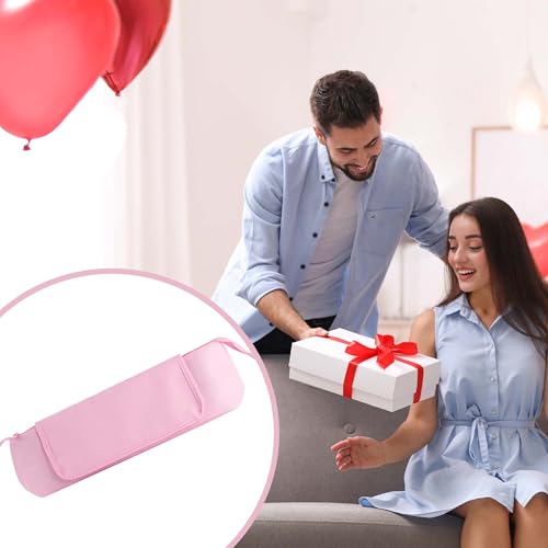 SHIDOW Large Capacity Hair Tool Bag with Detachable Heat Pad, 2-in-1 Portable Organizer for Straightener, Curling Iron, Hot Air Brush & Hair Dryer, Women Travel Essential, Pink miniatura 6
