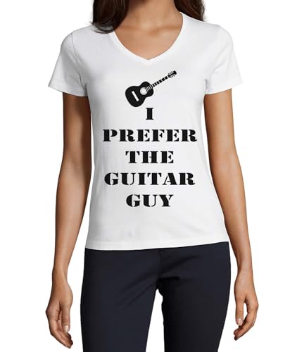 T-shirt col en V anti-transpiration coton blanc confortable femme taille L