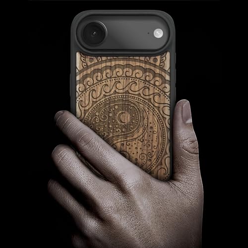 Coque iPhone 17 Air Évite les Rayures, Étui Bois Antichoc Robuste - 2