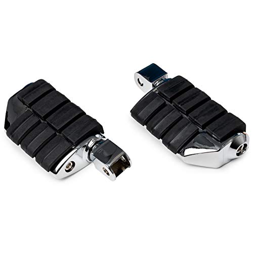 Krator 2X Dually Style Foot Pegs (Left & Right) Compatible With Honda 750 Shadow A.c.e./Aero/Spirit/Phantom/Rs 2000-2018 (Front Only) #TOP9