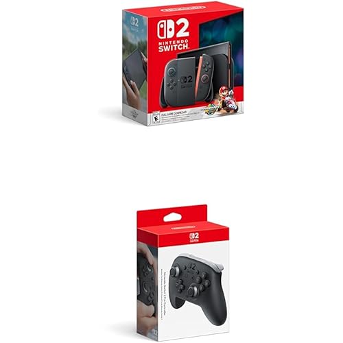 Nintendo Switch 2 + Mario Kart World Bundle with Pro Controller