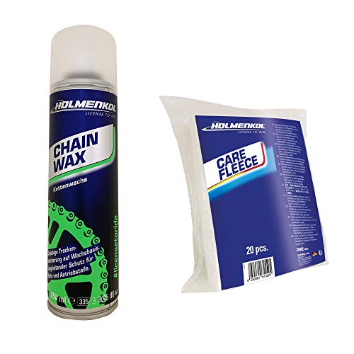 Holmenkol ChainWax Spray Kettenpflege Beginner Set Kettenwachs Trockenschmierung