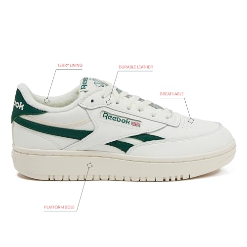 Image of Reebok Womens Club C Double Revenge Platform Tennis Shoes for Women, Fashion Womens Sneakers