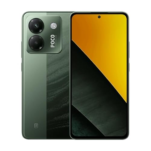 Xiaomi POCO M7 Pro 5G Smartphone, 12+256Go, Vert, Appareil Photo Principal 50MP avec OIS, Batterie 5110 mAh (Types) avec 45 W HyperCarge, IP64, fonctionnalités AI (sans Chargeur) Xiaomi POCO M7 Pro 5G Smartphone, 12+256Go, Vert, Appareil Photo Principal 50MP avec OIS, Batterie 5110 mAh (Types) avec 45 W HyperCarge, IP64, fonctionnalités AI (sans Chargeur)
