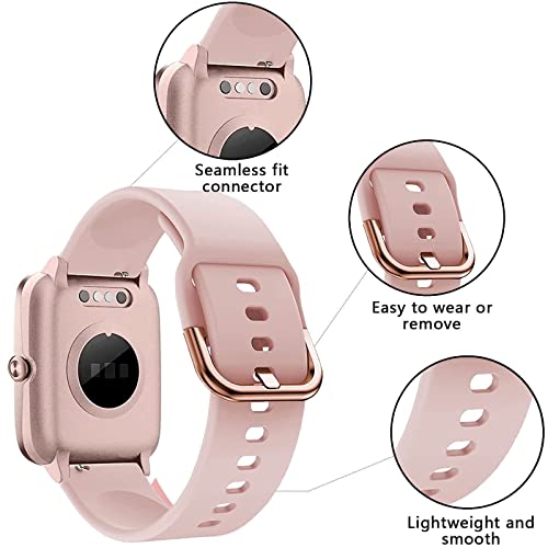 SUGARJAR Strap For ID205L,19mm Silicone Band for Veryfitpro,LETSCOM,Yamay fitness,Letsfit,LIFEBEE,GRV,Willful,Popglory,Blackview,TEMINICE,ID205S ID205G ID215G ID216 SW020 SW023 WF021 WF025 Uwatch3 - Image 3
