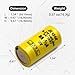 elxjar (2-Pack) 3V BR-2/3ASSP 2/3A Lithium Battery Replacement for Panasonic BR-2/3A BR2/3A CNC PLC Memory Backup System