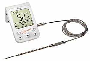 TFA Dostmann Küchen-Chef Digitales Grill-Bratenthermometer Weiß