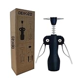 Wine Opener,Premium Wing Corkscrew ABS Plastic Body, Zinc Alloy Mirror Levers, Stainless Steel Spiral Corkscrew Lightweight and Stylish Design