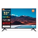 Xiaomi TV F 32, 32 Zoll (81 cm), HD, Smart TV, Fire OS7, Triple Tuner DVB-C/S/S2/T/T2, Dolby Audio™, DTS Virtual:X, DTS-HD, Sprachsteuerung mit Alexa, Kompatibel mit Apple AirPlay