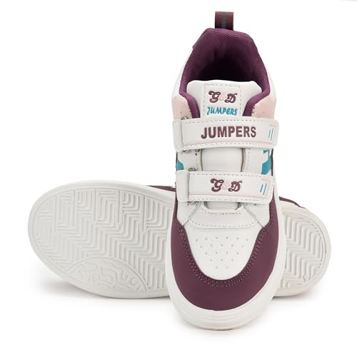 Image of G&D Jumpers Unisex Kids Shoe with Memory Foam EVA Sole | Leather Rexine Upper Breathable, Lightweight | Comfortable & Durable Stylish Indoor & Outdoor | Casual Sneakers