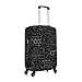 JBYJBX Abstract Science Chemistry Print Suitcase Cover Luggage Protector Washable Elastic Fashionable Travel Gear Cover