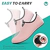 sportvibe Water Shoes Women Beach Shoes Men Lightweight Barefoot Aqua Quick Dry Breathable Swim for Surfing Running Driving Pool Yoga (Pink,4 UK/37 EU) #1