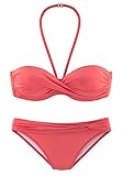 Abnehmbare Träger Lascana Damen Bügel-Bandeau-Bikini