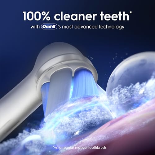 Oral-B iO9 Electric Toothbrushes For Adults, App Connected Handle, 1 Toothbrush Head, Charging Travel Case and Magnetic Pouch, 7 Modes, 2 Pin Plug, Special Edition