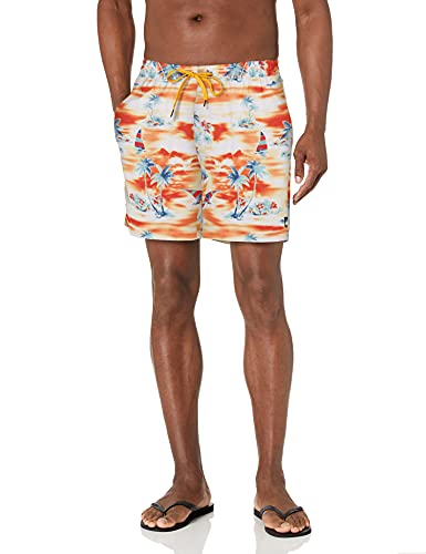 Quiksilver Men's Standard 17 Inch Elastic Waist Swim Trunk Bathing Suit Short