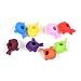 COSMOS Pack of 8 Assorted Colors Fish Shape Drink Markers & Wine Charm Tags for Stemless Glasses, Beer Mugs & More (Fish)