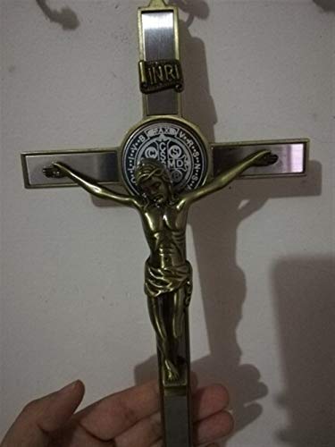 Aosuai Religious Supplies-Christianism Catholicism Christ Copper Crucifix -2Pcs Accessories #TOP3