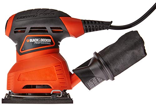 BLACK+DECKER Lixadeira Orbital de 1/4 Pol. (6,4mm) 180W 127V QS800